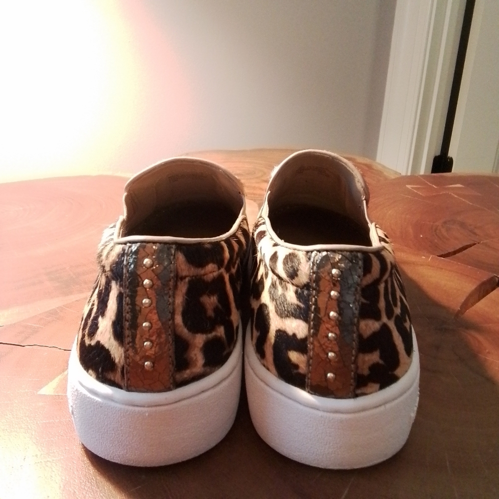 Michael Michael Kors Slip-on Sneakers in Calf Hair Leopard Print - 7.5 - Picture 7 of 8